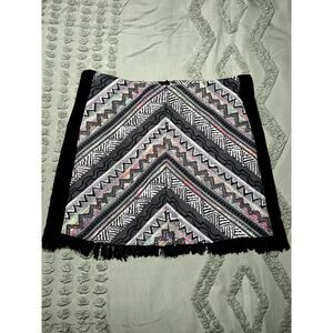 Staring at stars frill woven festival cowgirl fairy grunge mini‎ skirt small